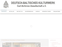Tablet Screenshot of carl-schirren-gesellschaft.de